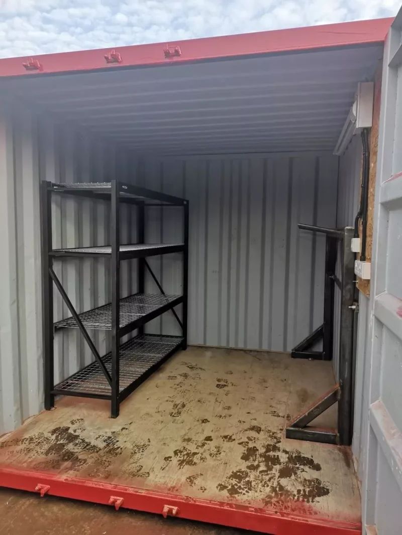 10 ft x 8 ft Rigging Loft / Tackle Store / Steel Storage Container ...