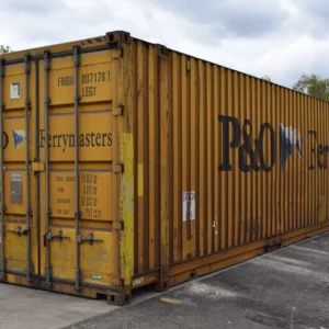 45ft High Cube Pallet Wide Shipping Container – Cargo-Worthy & Wind & Watertight