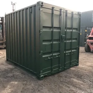 10 ft Cut Down Container – Steel Construction, Lockbox, Wind and Watertight