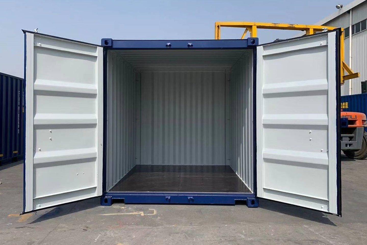 10Ft X 8Ft Shipping Container (One trip) - Blue - Image 2