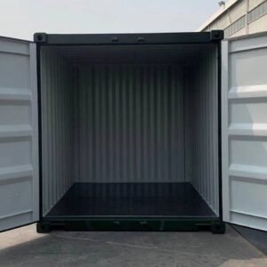 10 ft Shipping Container – Green, Corten Steel, CSC Plated, 28mm Marine Ply Floor