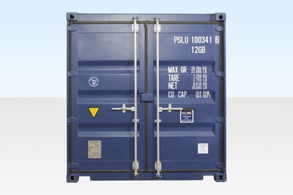 10ft Blue Shipping Container – Corten Steel - Image 3