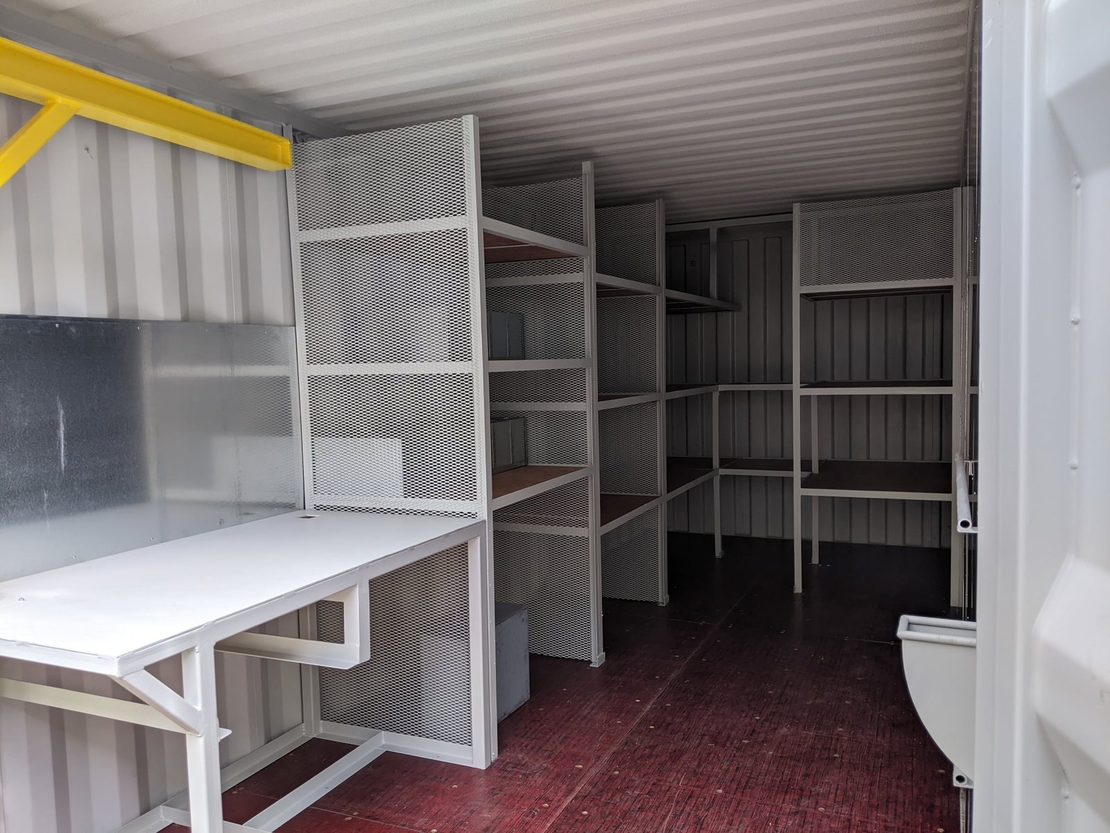 20ft New Workshop Container with Electrical System and Workbench - Image 3