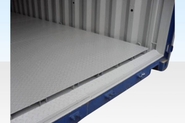 20 ft Flat Floor Bunded Storage Container – Corten Steel, 24 Vents, Steel Bunded Floor. - Image 2