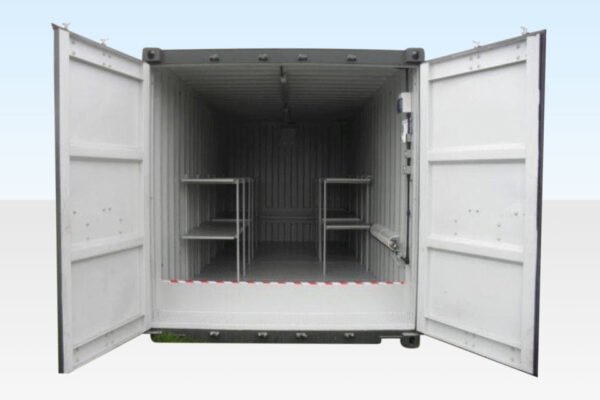 20 ft Raised Bunded Storage Container – 300mm Bund, Corten Steel, 24 Vents_ - Image 2