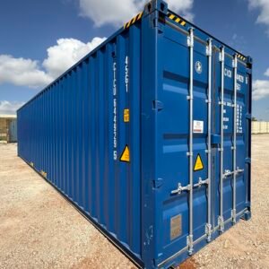 New 40ft High Cube Shipping Container – Gentian Blue