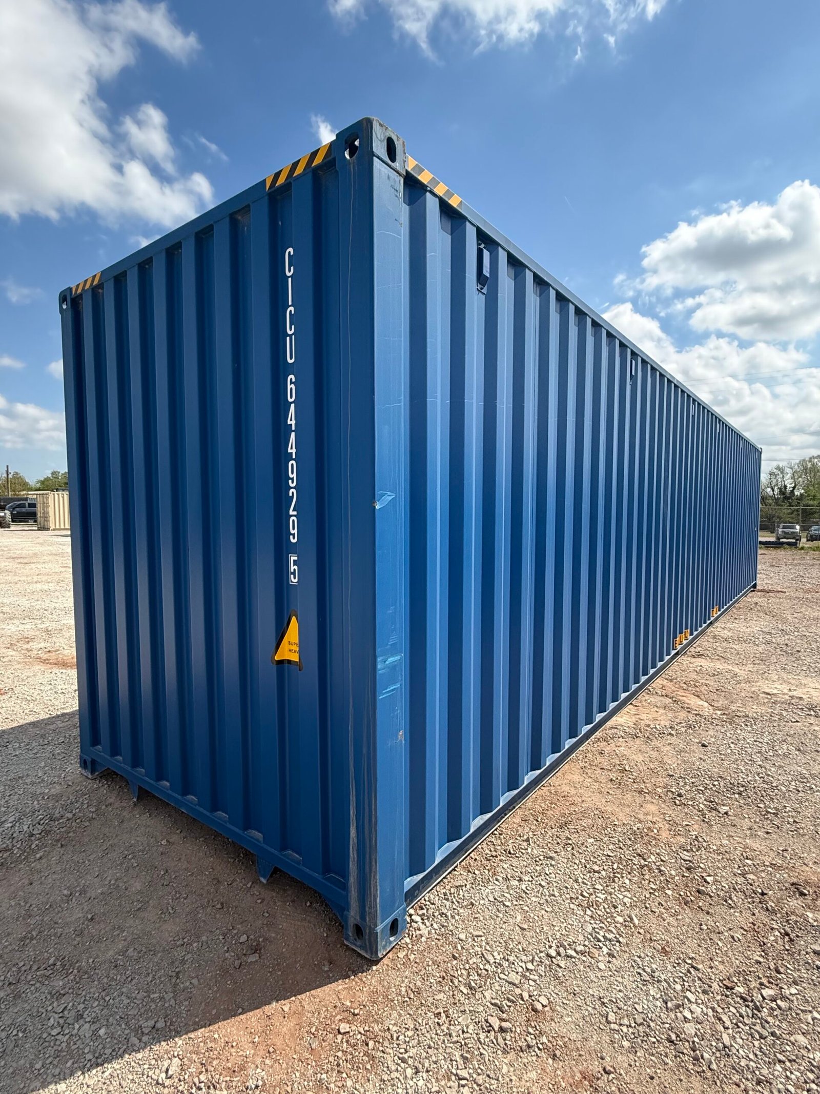New 40ft High Cube Shipping Container – Gentian Blue - Image 3