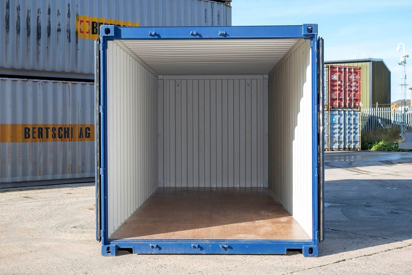 20Ft Shipping Container (One Trip) - Blue - Image 2