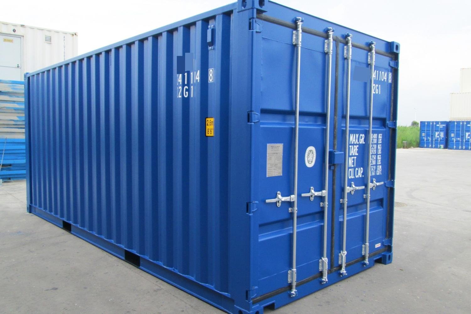 20 ft Tunnel Container – Double End Doors, Corten Steel, CSC Plated - Image 3