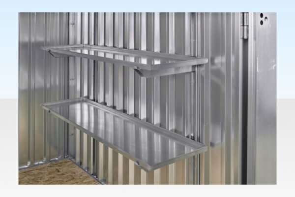 3m Flat Pack Storage Container – Galvanised, Double Locking System, Expandable - Image 3