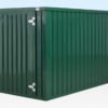 4m Powder Coated Flat Pack Store – Galvanised, Double Locking System - Image 4
