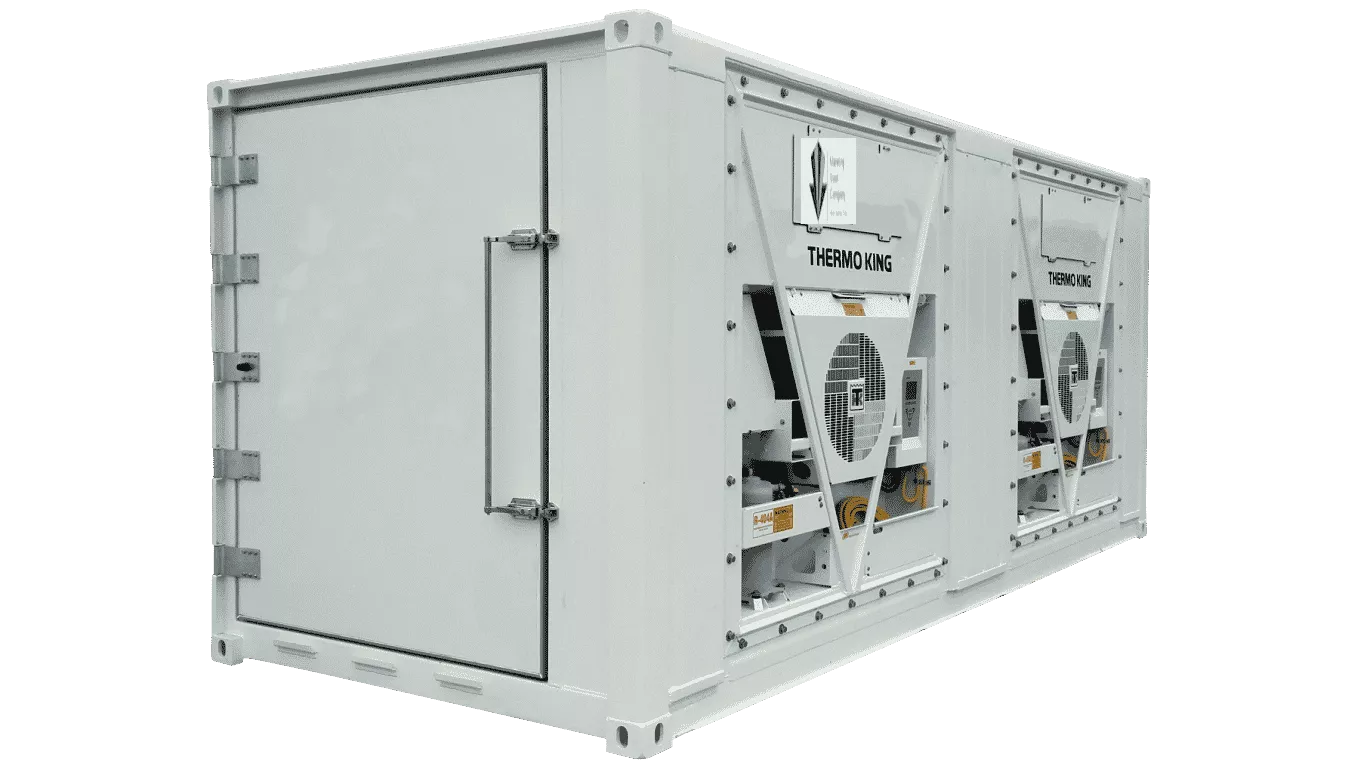 20 ft Blast Freezer Container – Temperature Range -40°F to 70°F, 460V/230V 3 Phase