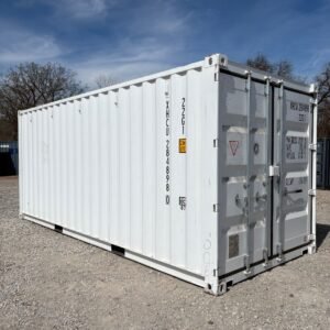 New 20ft White Shipping Container – Steel Storage Container