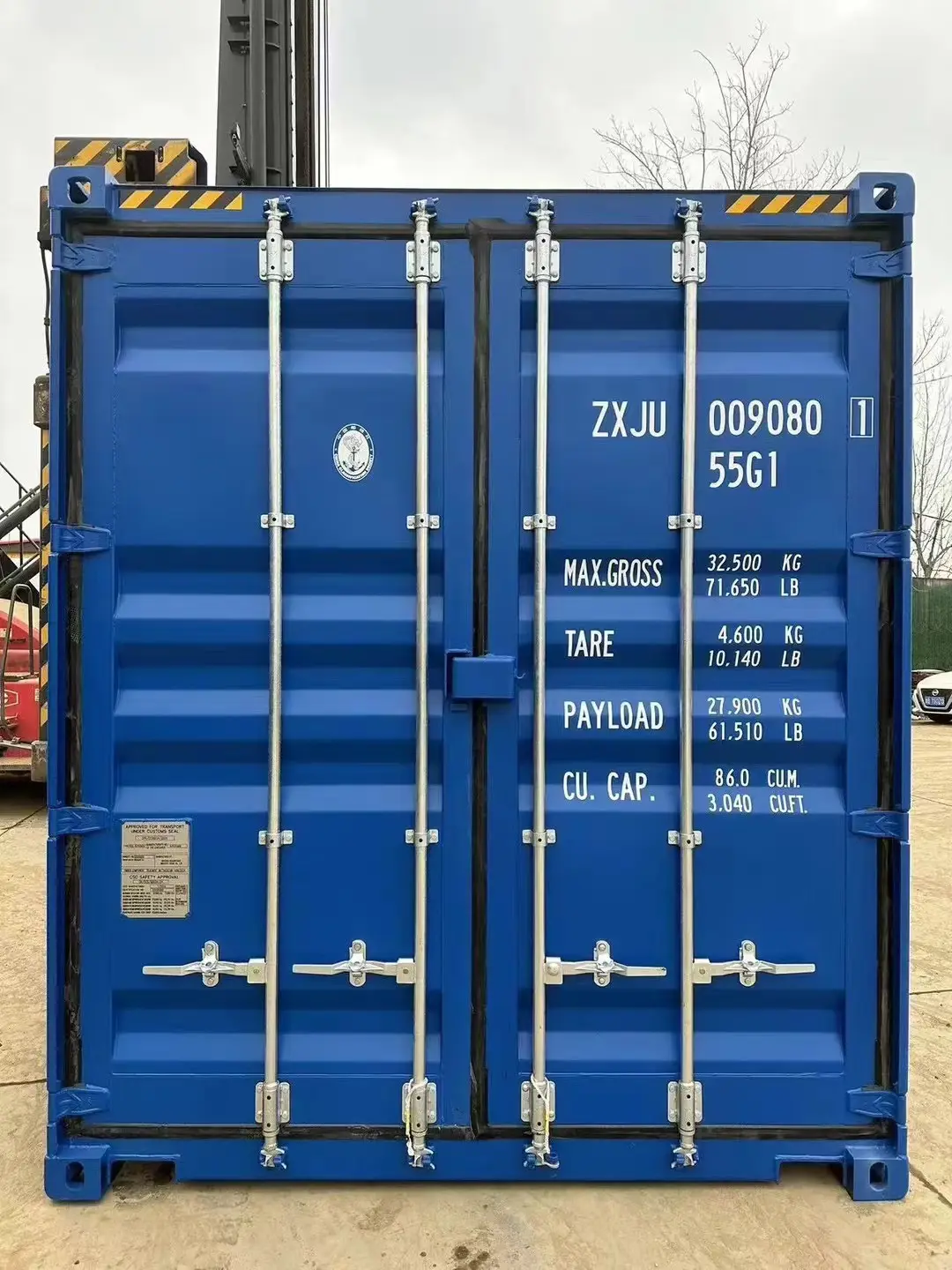 New 45ft High Cube Shipping Container – Bold Blue Finish - Image 5