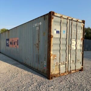 Cargo Worthy 40ft Light Gray Shipping Container – Steel Storage Container
