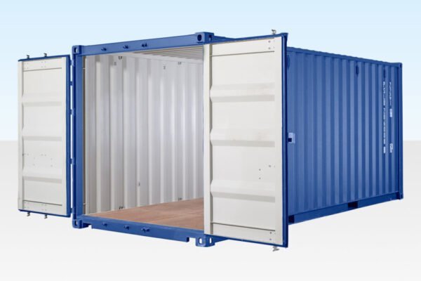 20 ft Shipping Container – Blue, Corten Steel, CSC Plated, 28mm Marine Ply Floor - Image 2