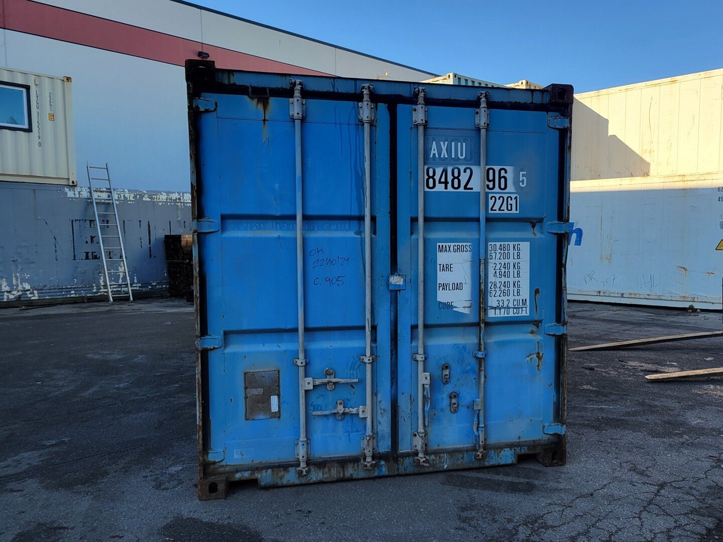 20 ft Dry Van Shipping Container – Corten Steel, CSC Plated, Wind and Watertight - Image 2