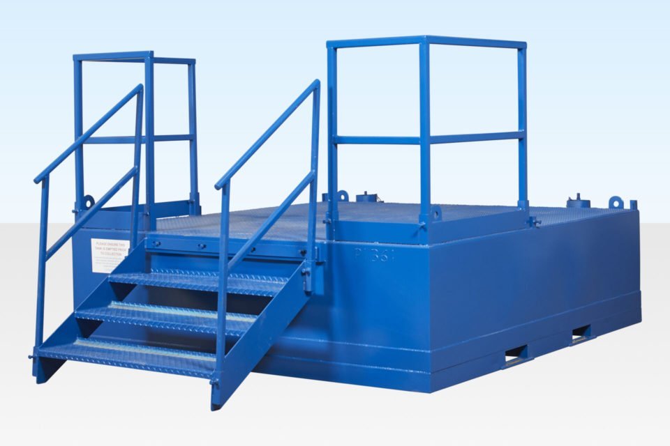 Double Mains Toilet Waste Tank – 500 Gallon, Steel Construction