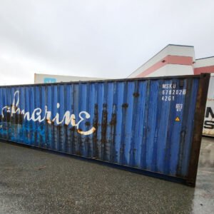 40 ft Cargo Worthy Shipping Container – Corten Steel, CSC Plated, Wind and Watertight