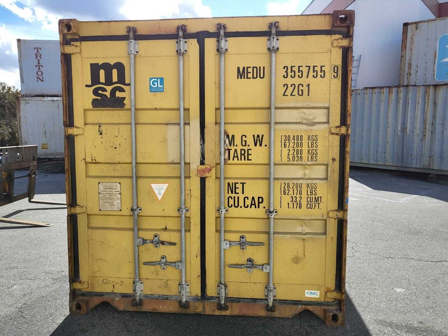 20 ft Shipping Container – Corten Steel, Wind and Watertight, 28mm Marine Ply Floor.. - Image 4