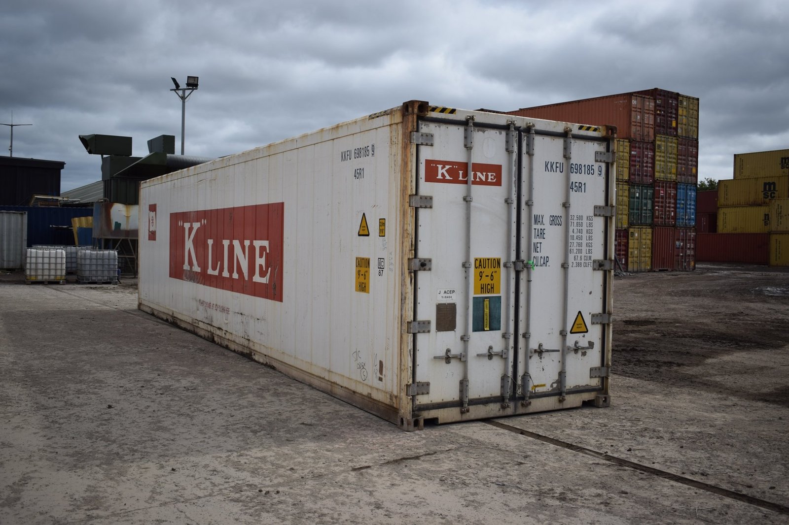 20ft Used Refrigerated Shipping Container with Carrier Cooling Unit