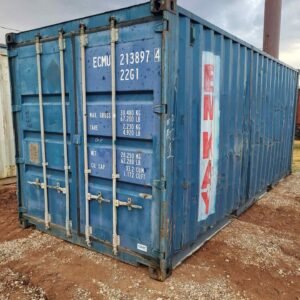 Watertight 20ft Standard Shipping Container – Blue
