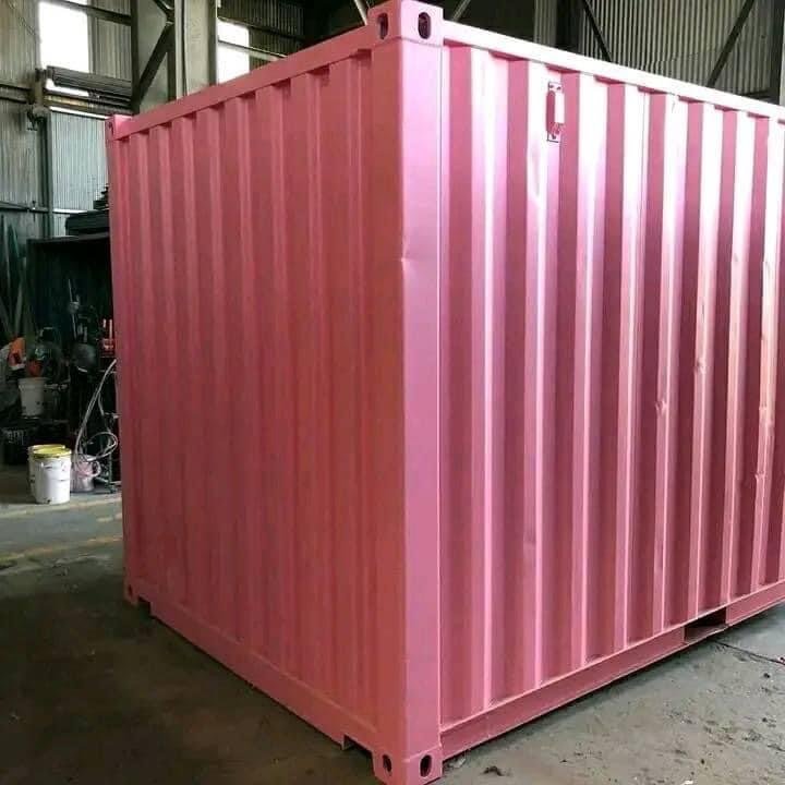 10ft Pink Shipping Container with Roll-Up Door - Image 4