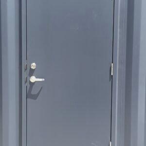 36" x 80" Fire-Rated Steel Walk Door Kit for Shipping Container Conversions