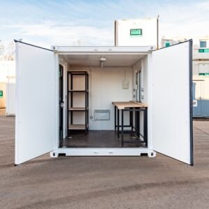 10ft Modified Workshop and Office Container with Electrical Fit-Out