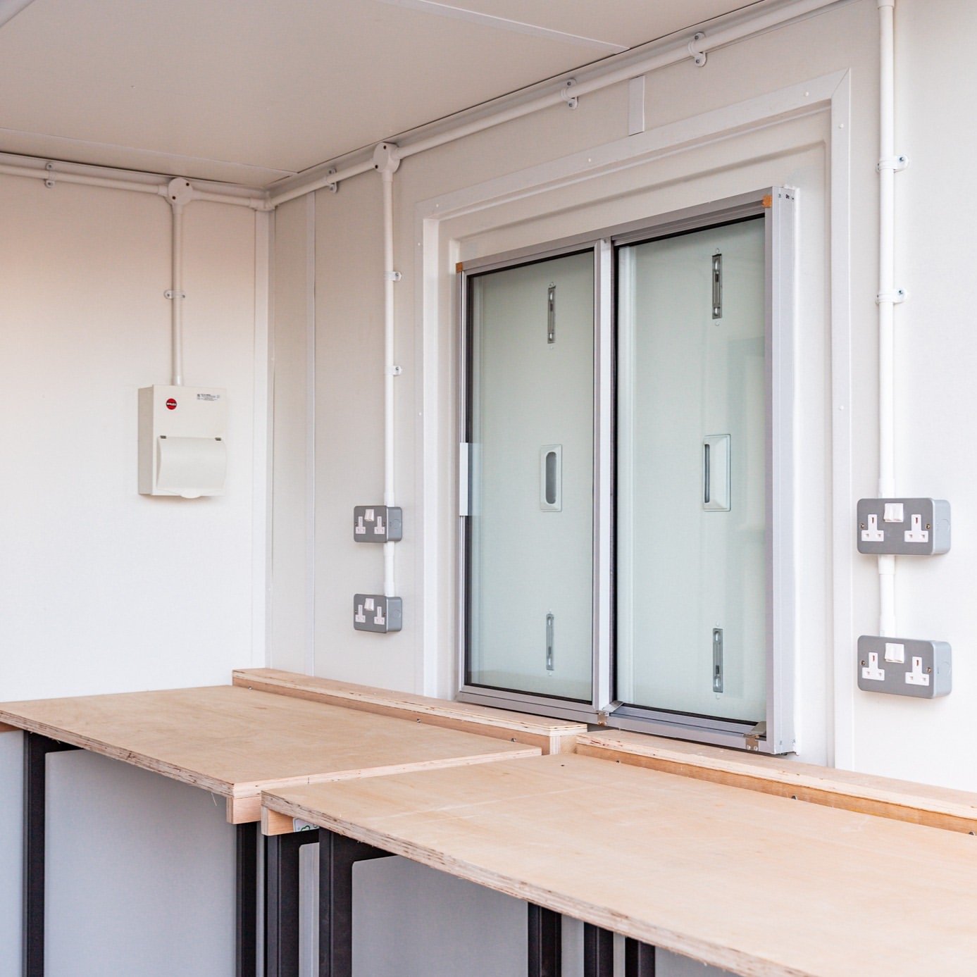 10ft Modified Workshop and Office Container with Electrical Fit-Out - Image 3