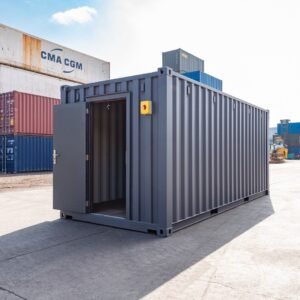 20ft Standard Shipping Container – Grey Exterior
