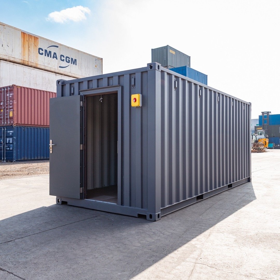 20ft Standard Shipping Container – Grey Exterior