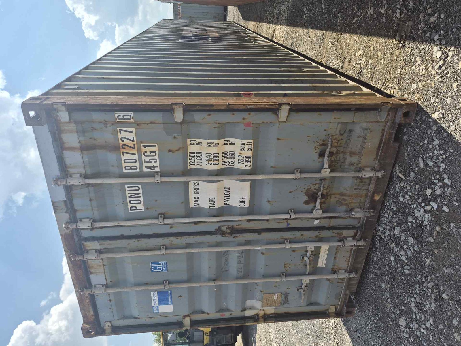 Watertight 40ft High Cube Shipping Container – Blue - Image 2