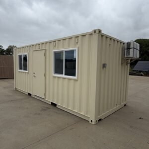 New 20ft Ivory Shipping Container – Converted Office Unit