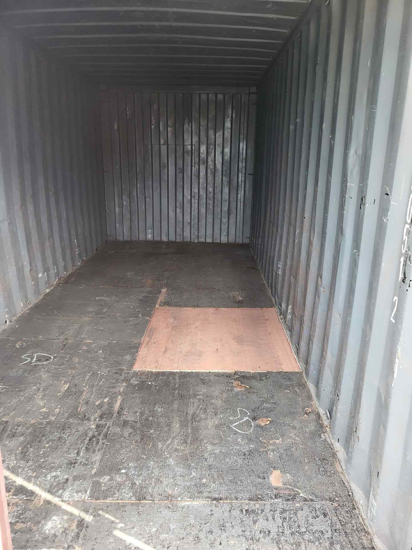Cargo Worthy 20ft Standard Shipping Container – Maroon - Image 4