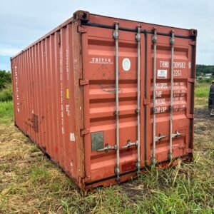 Used 20ft Cargo Worthy Shipping Container – Red