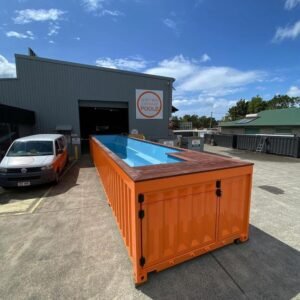 40ft Converted Shipping Container Swimming Pool