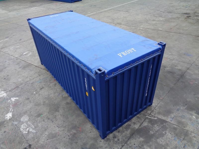 20 ft and 40 ft Open Top Container – Soft Top with TIR Approved Tarpaulin