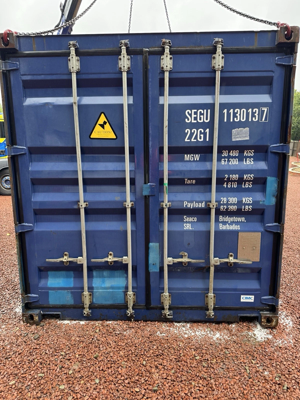 20ft Cargo Worthy Dry Used Shipping Container - Image 3