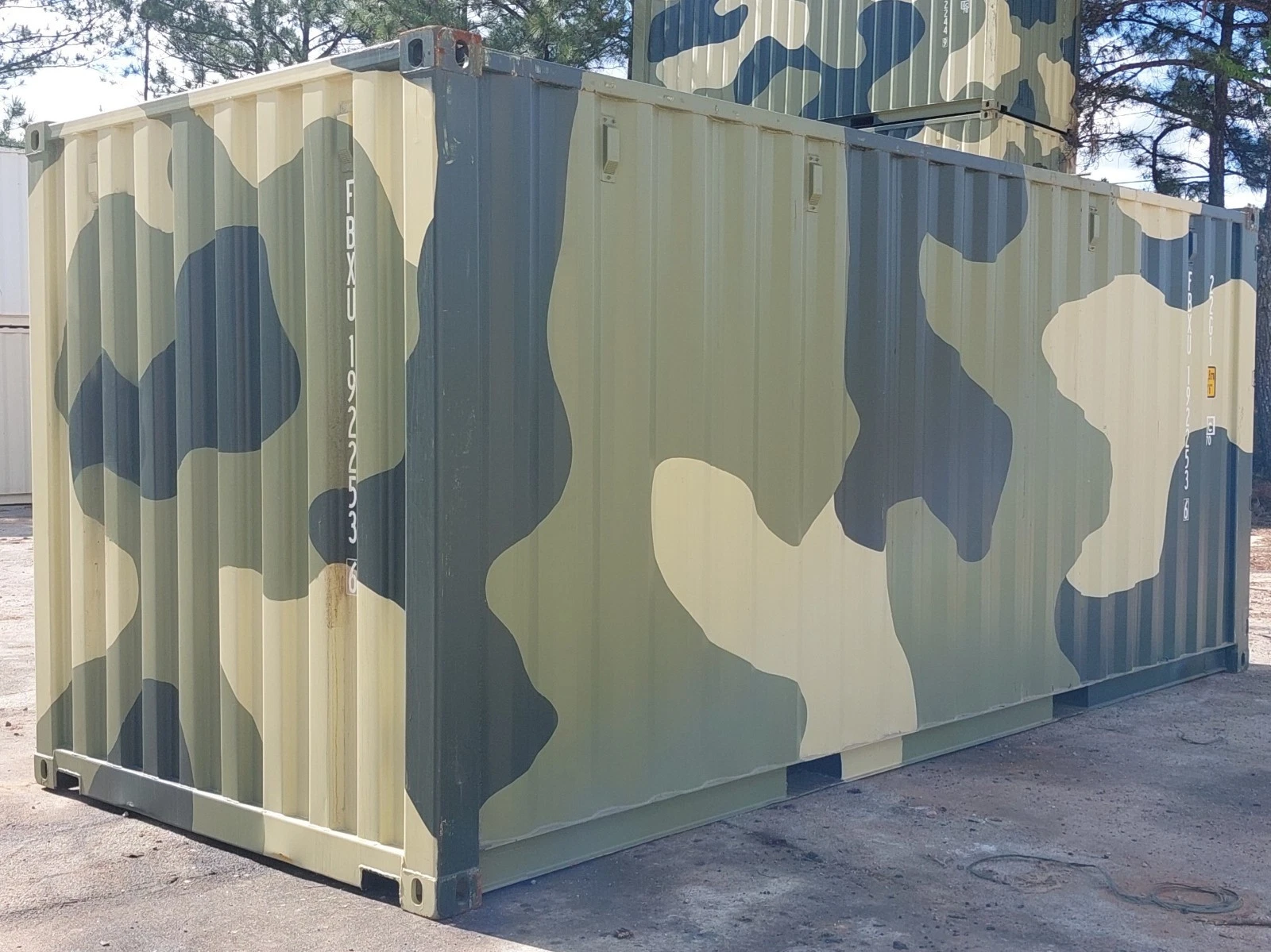Camouflage New One Trip 20ft Shipping Storage Container Easy Open Door - USA - Image 2