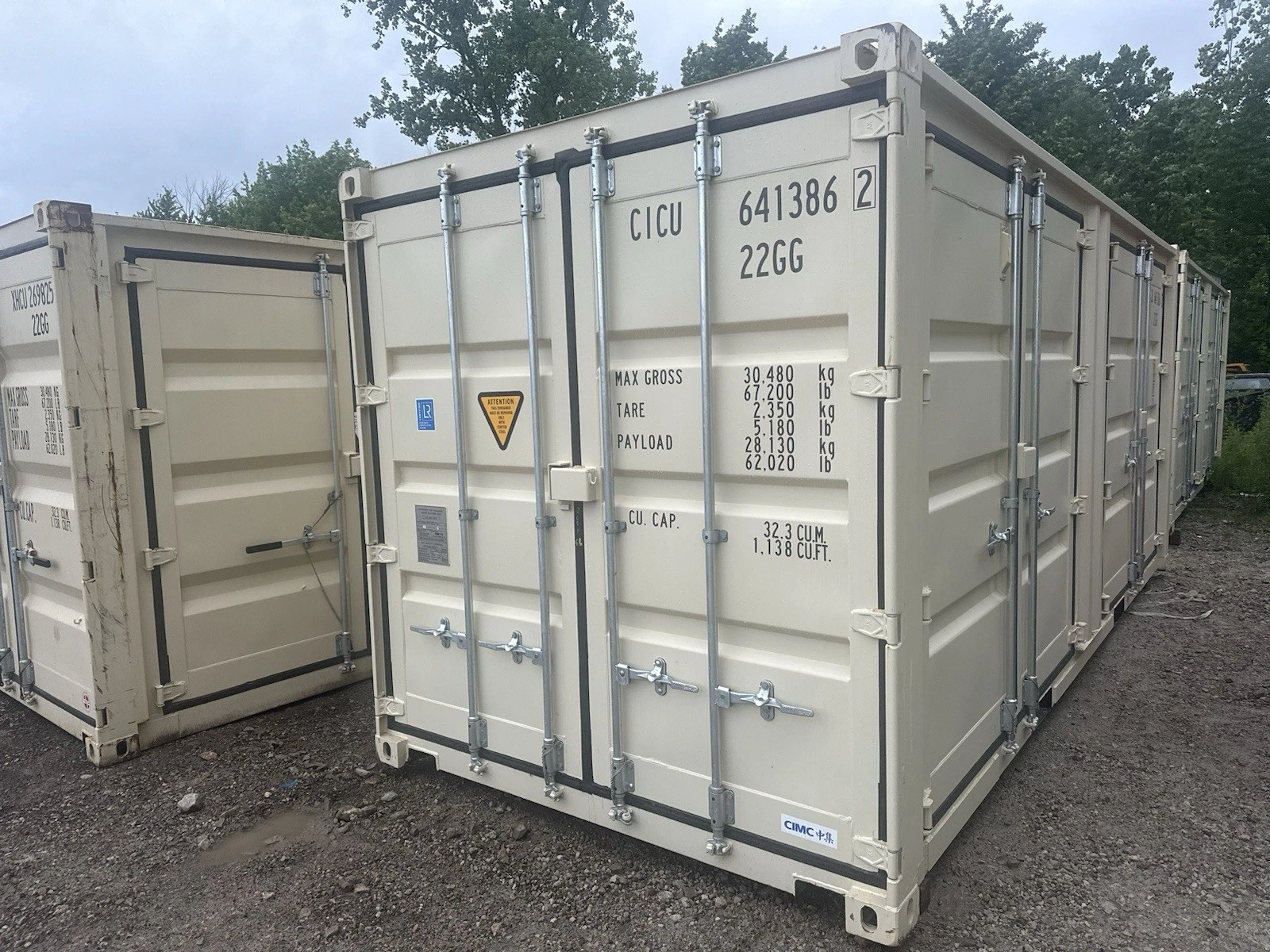 New 20ft Open Side Shipping Container – One Trip – with Side Doors