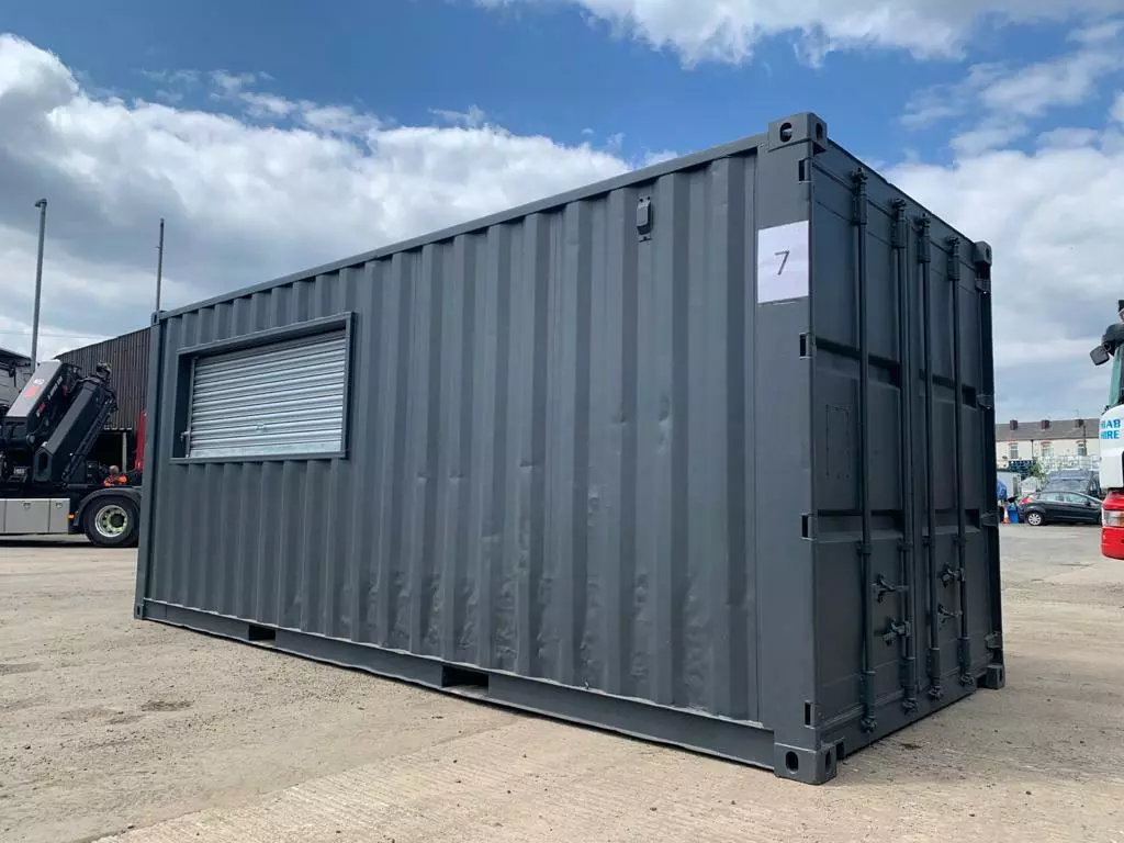 20ft x 8ft Kiosk/Shop Shipping container - Image 2
