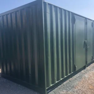 20x8 Container With 8f Side Doors With Extra Door Secure Lock Boxes