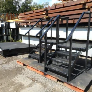 10ft Effluent Tank - 500 Gallon Plus 2 no Container Steps / Stairs / Staircase -