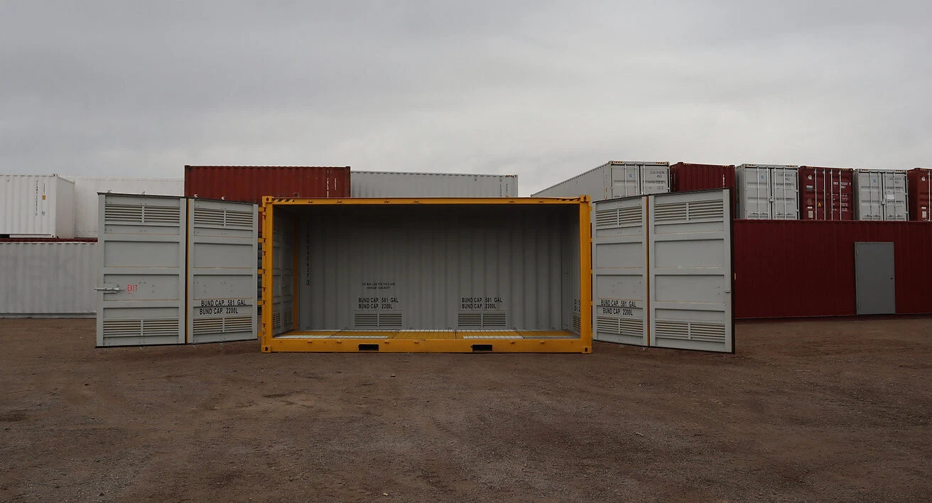 20ft Dangerous Goods Storage Container with Bunded Floor - Image 12