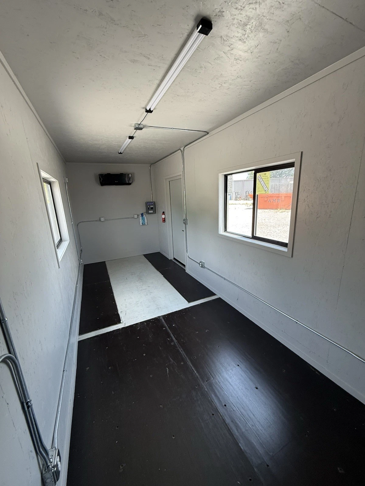 40ft New Slate Gray Shipping Container Office For Commercial Use Spray Foam - Image 13