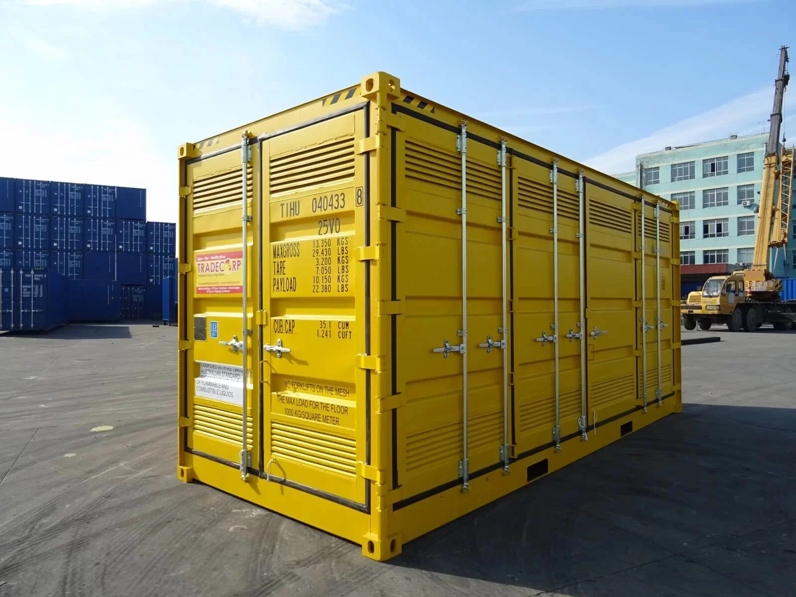 20ft Dangerous Goods Storage Container with Bunded Floor - Image 3
