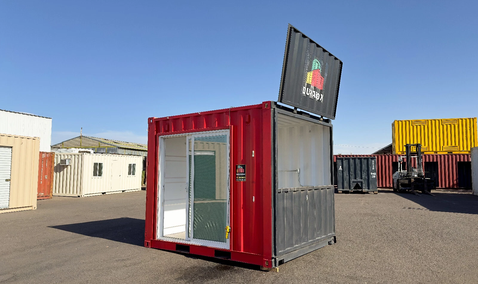 10ft Container Concession Stand with Service Window and Electrical