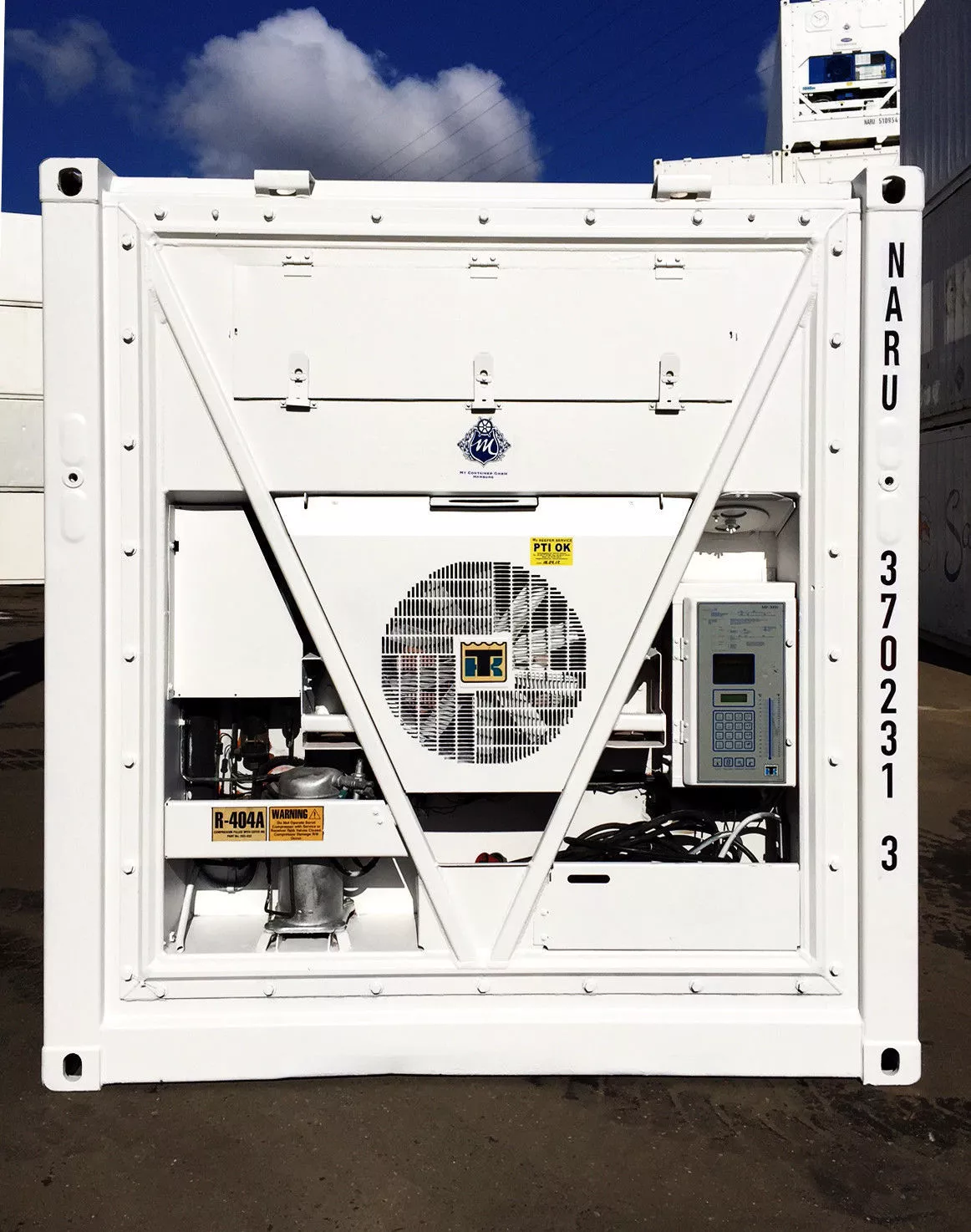 20ft Used Reefer Container with Thermo King Cooling Unit - Image 4