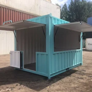 10FT TRIPLE HATCH CONVERTED SHIPPING CONTAINER